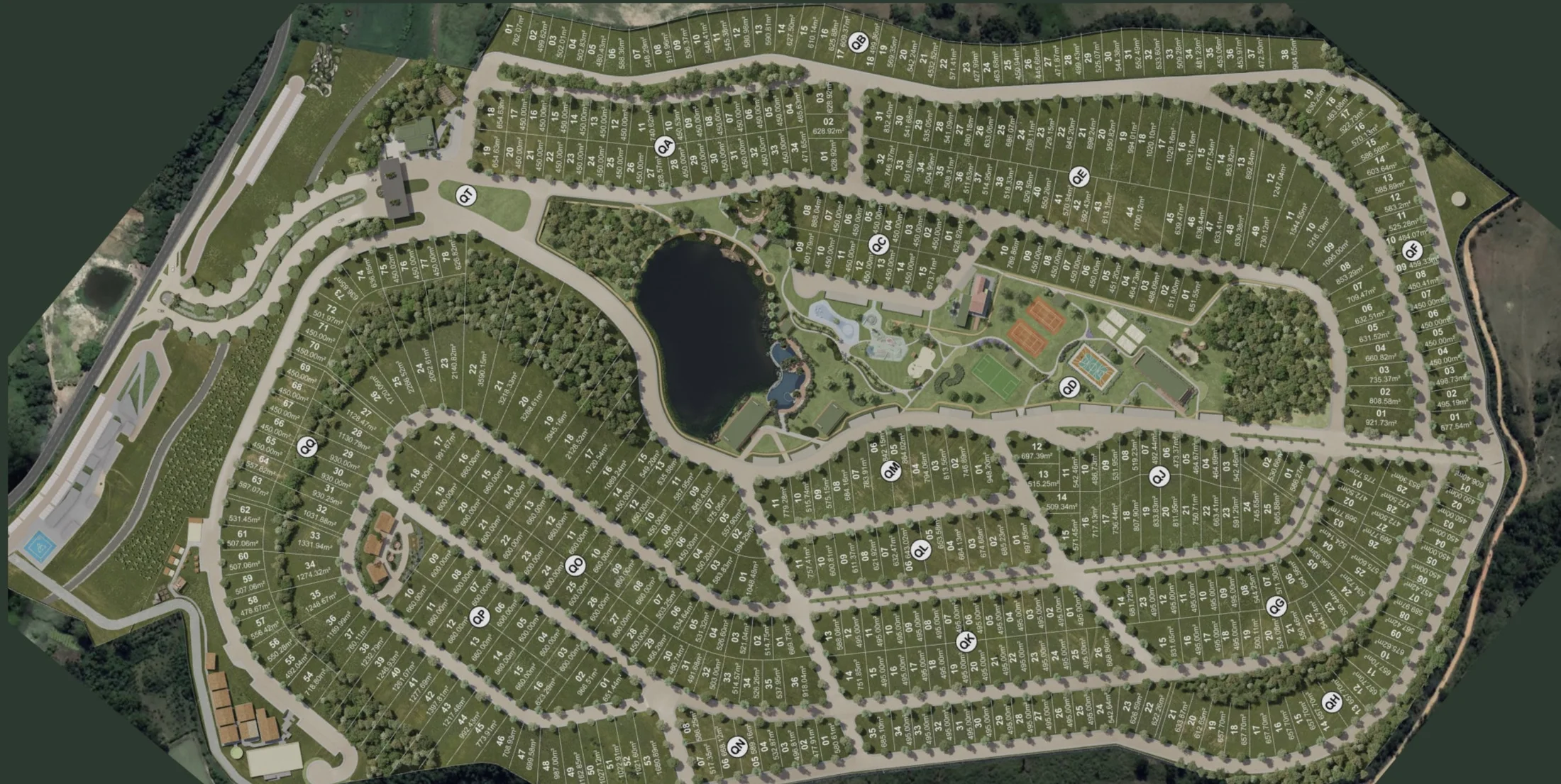 Masterplan Condomínio Bananeiras Country Club